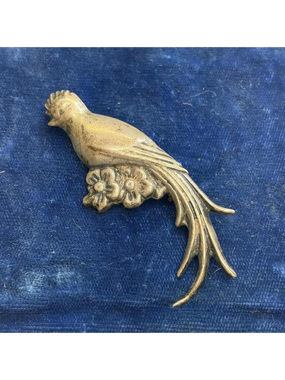 Sterling bird brooch vintage 30s/40s
